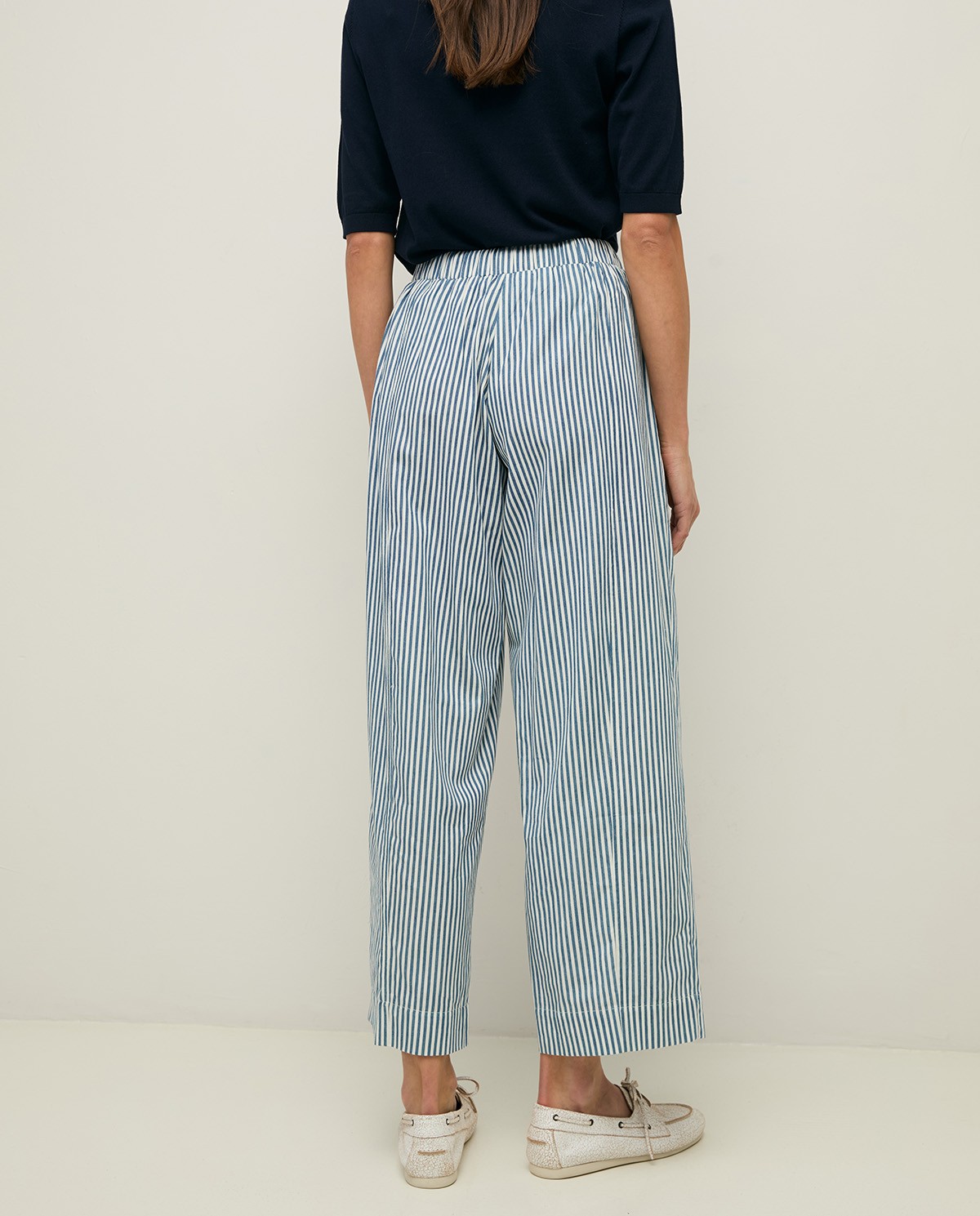 Wide-leg striped trousers|Yerse 5