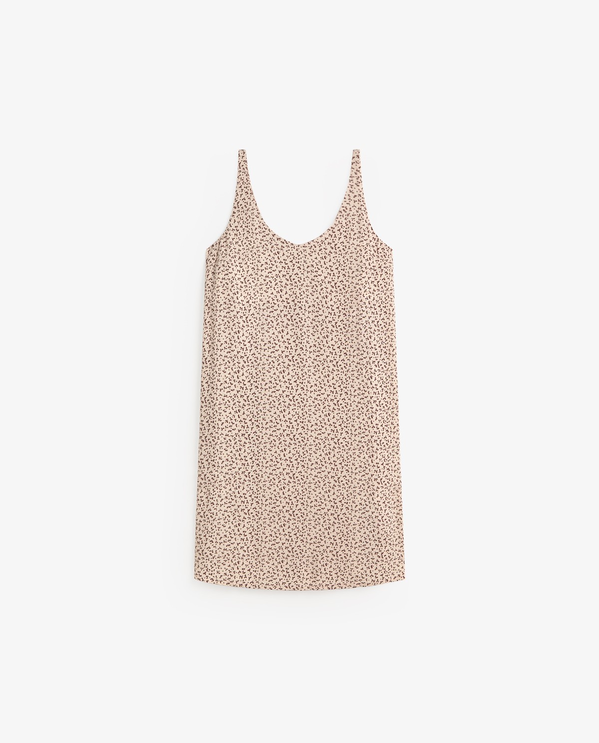 Vestido corto crepé Ecovero™