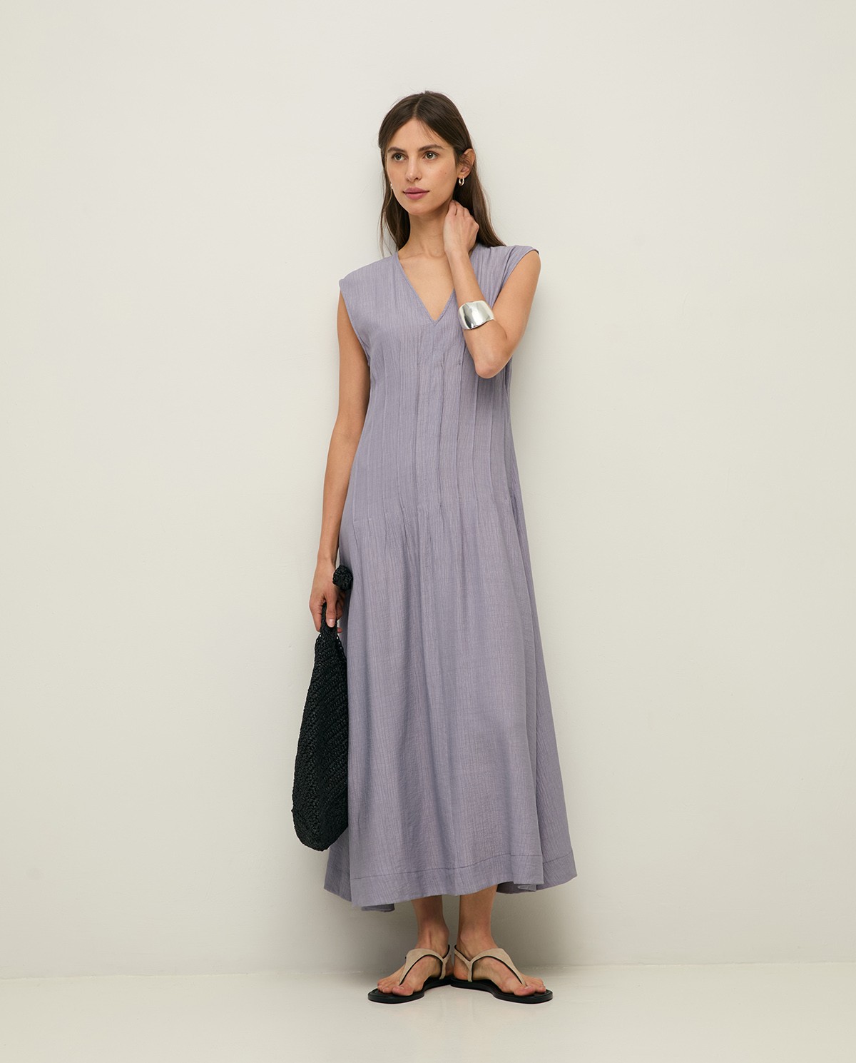 Long pleated dress|Yerse 1