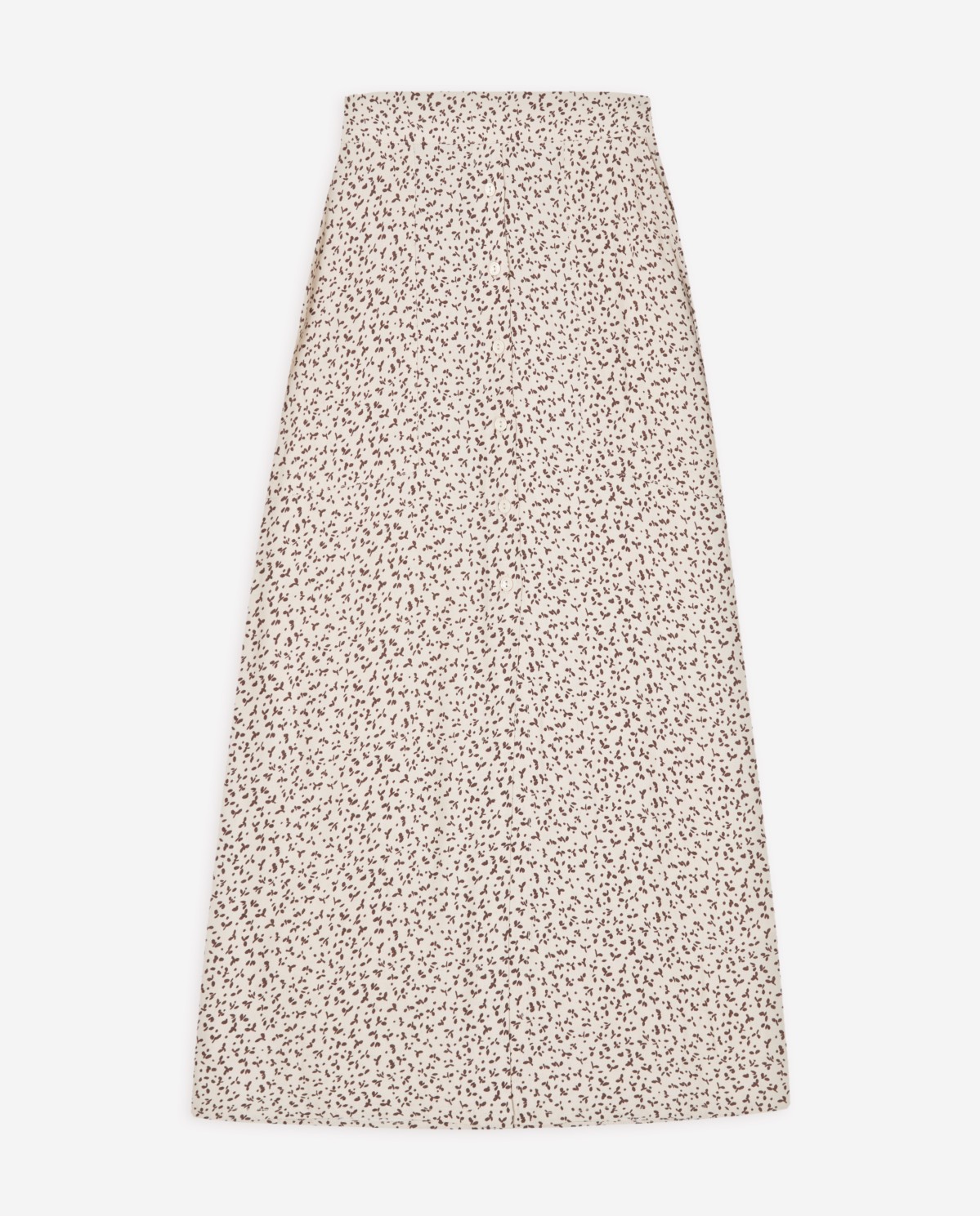 EcoVero™ print midi skirt |Yerse 5