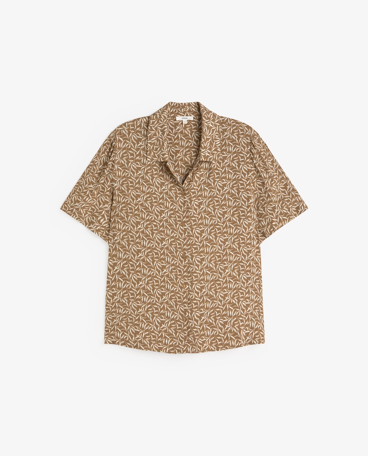 Chemise à manches courtes en tissu crêpe| Yerse 5