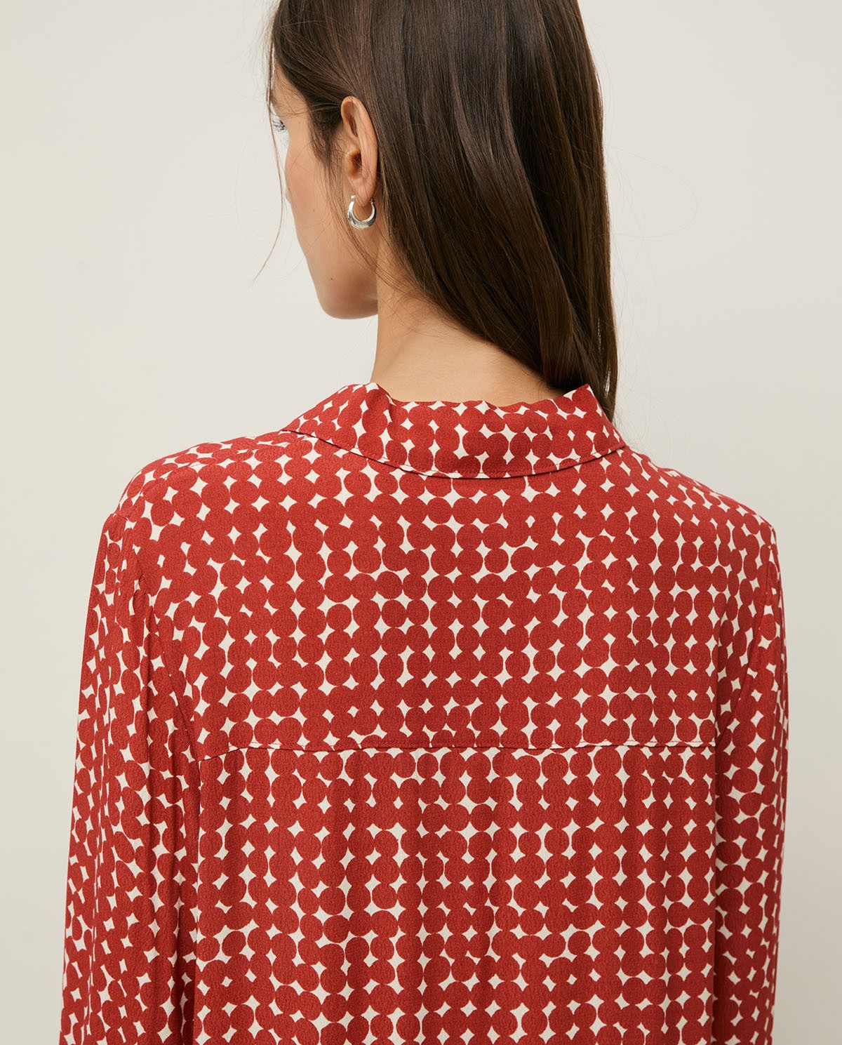 Print shirt dress |Yerse 4