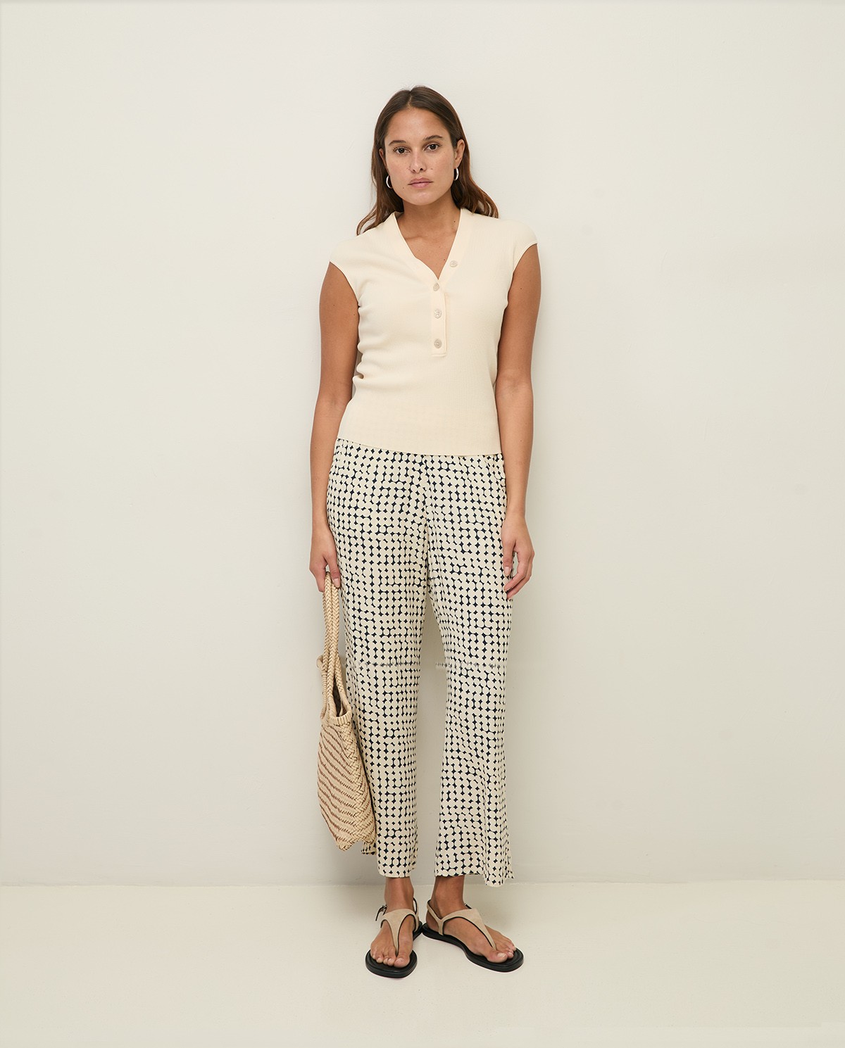 Flowy print trousers|Yerse