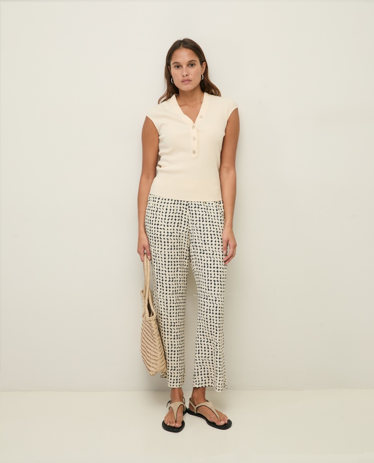 Flowy print trousers|Yerse