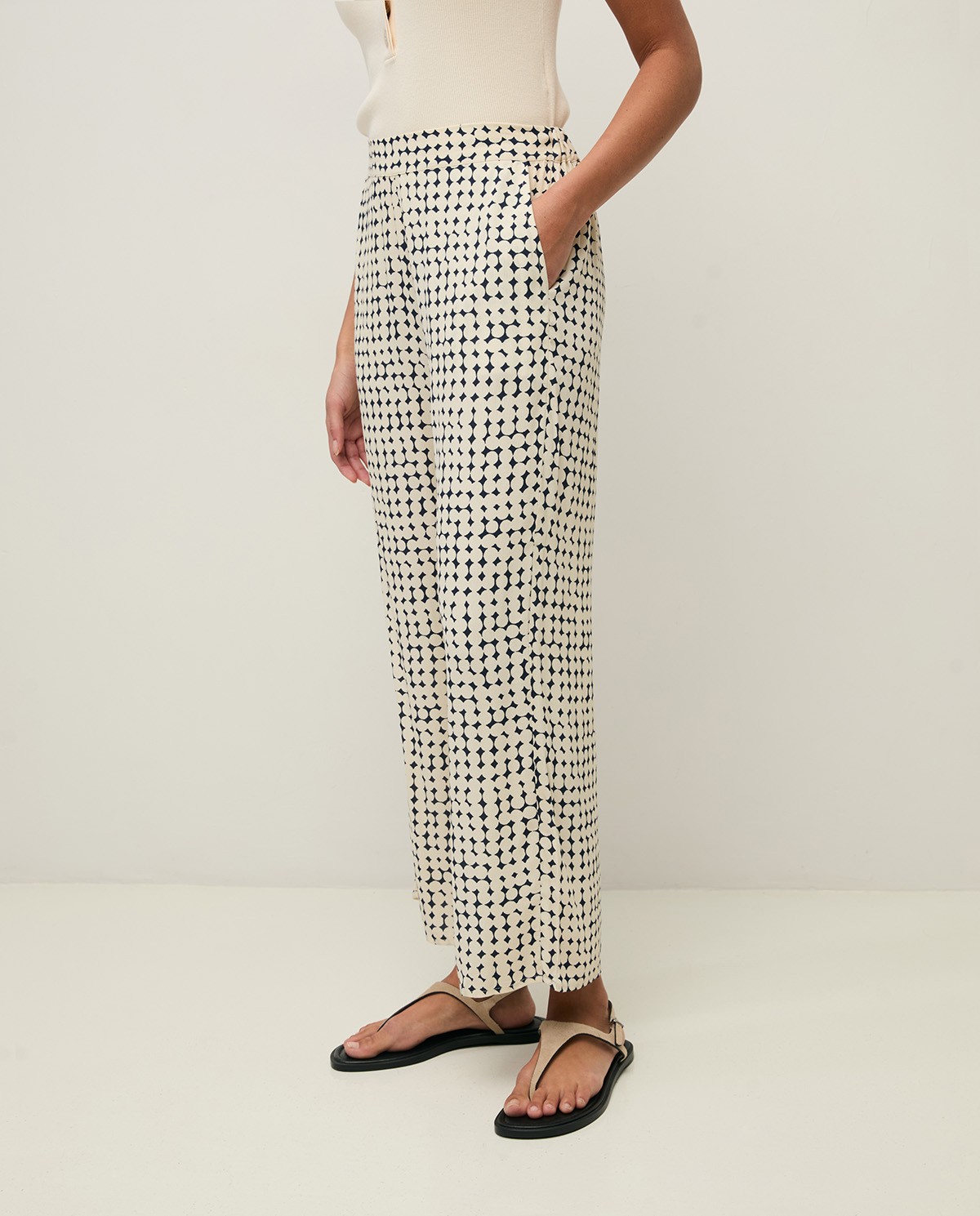 Flowy print trousers|Yerse 2