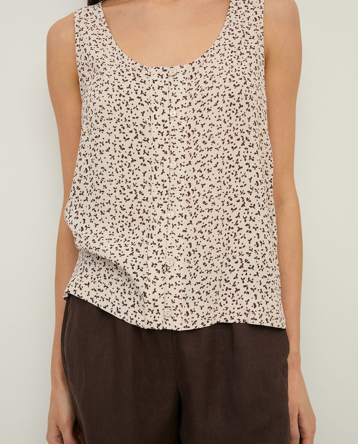 Flowy floral-print top|Yerse 2