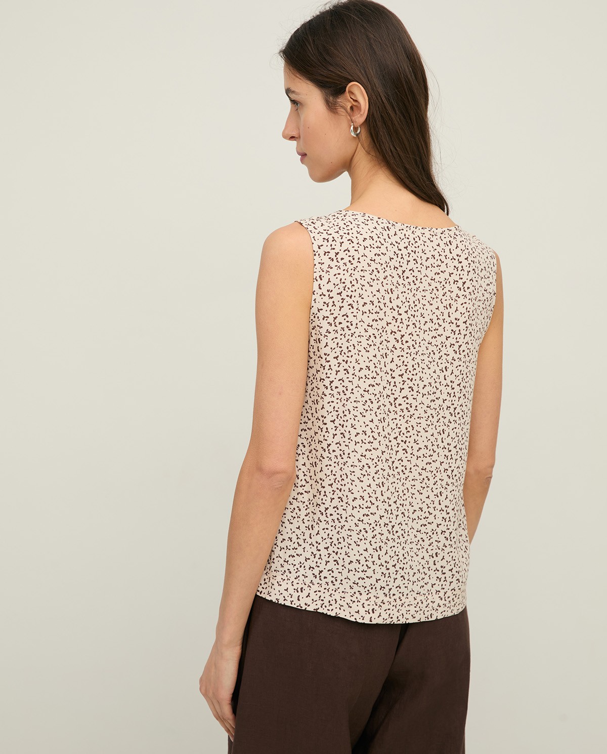 Flowy floral-print top|Yerse 3