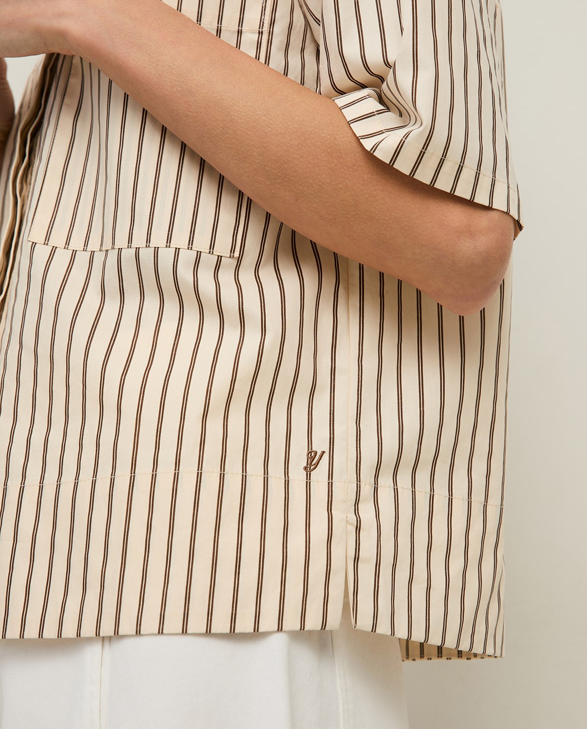 Camisa popelín rayas