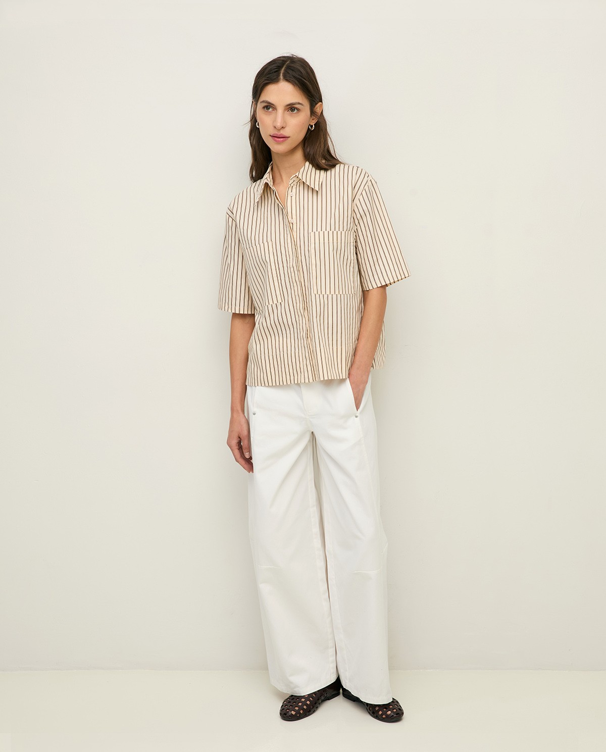 Camisa popelín rayas