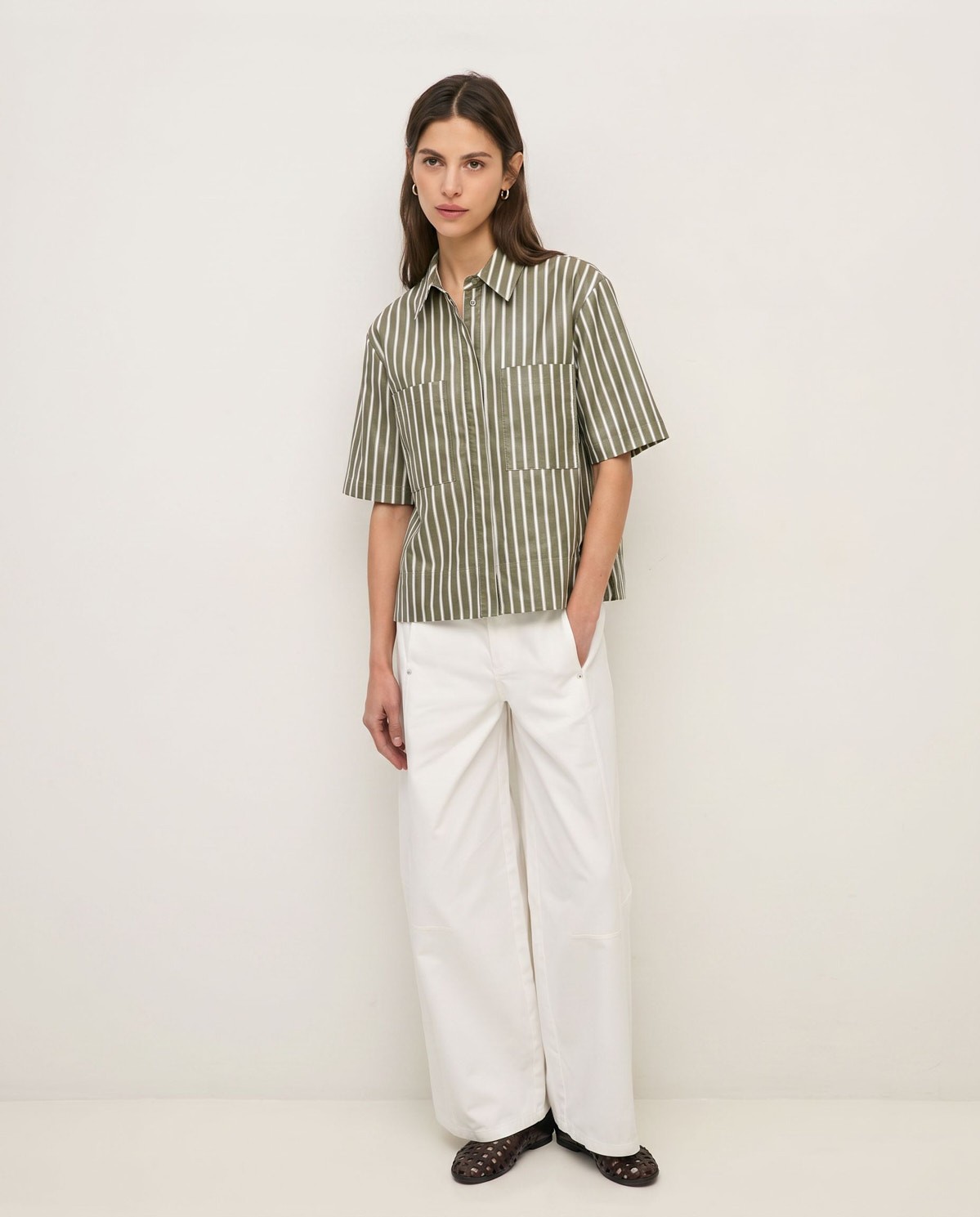 Camisa popelín rayas
