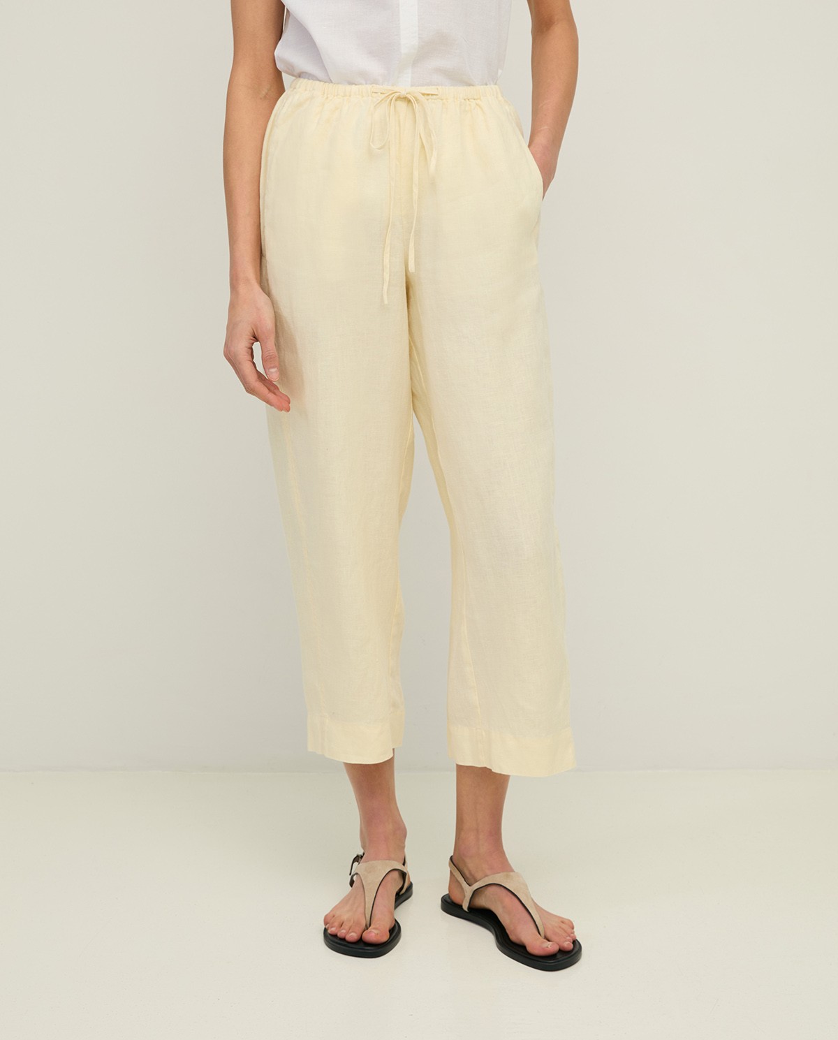 Pantalón traje lino