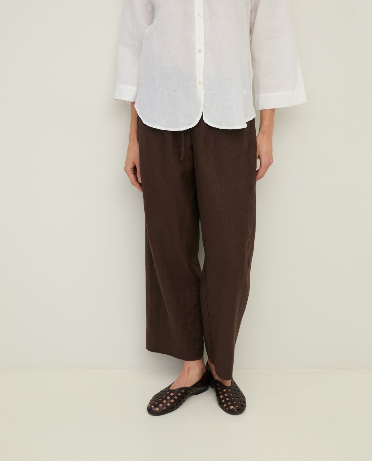 Pantalón traje lino