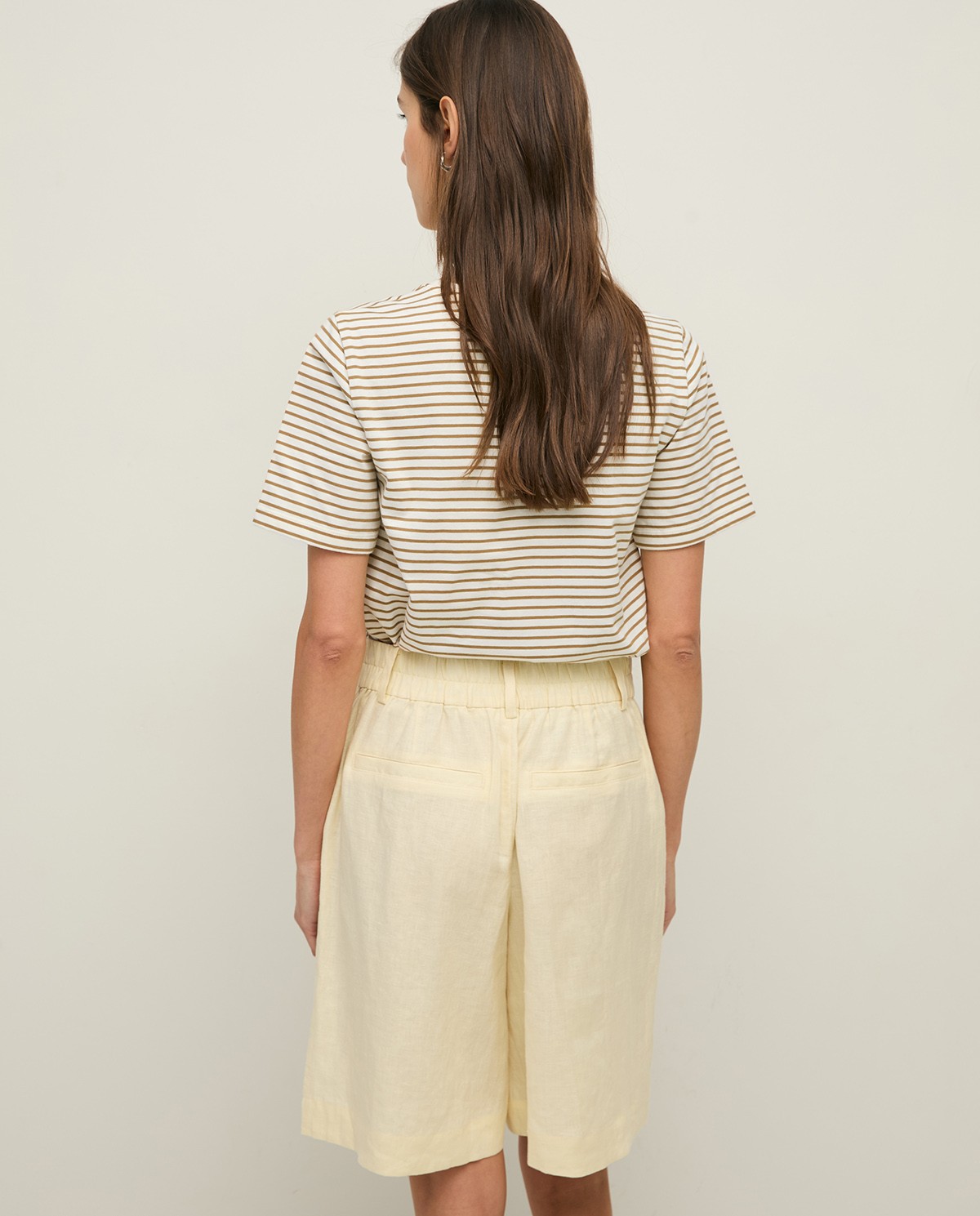 Bermudas 100% lino