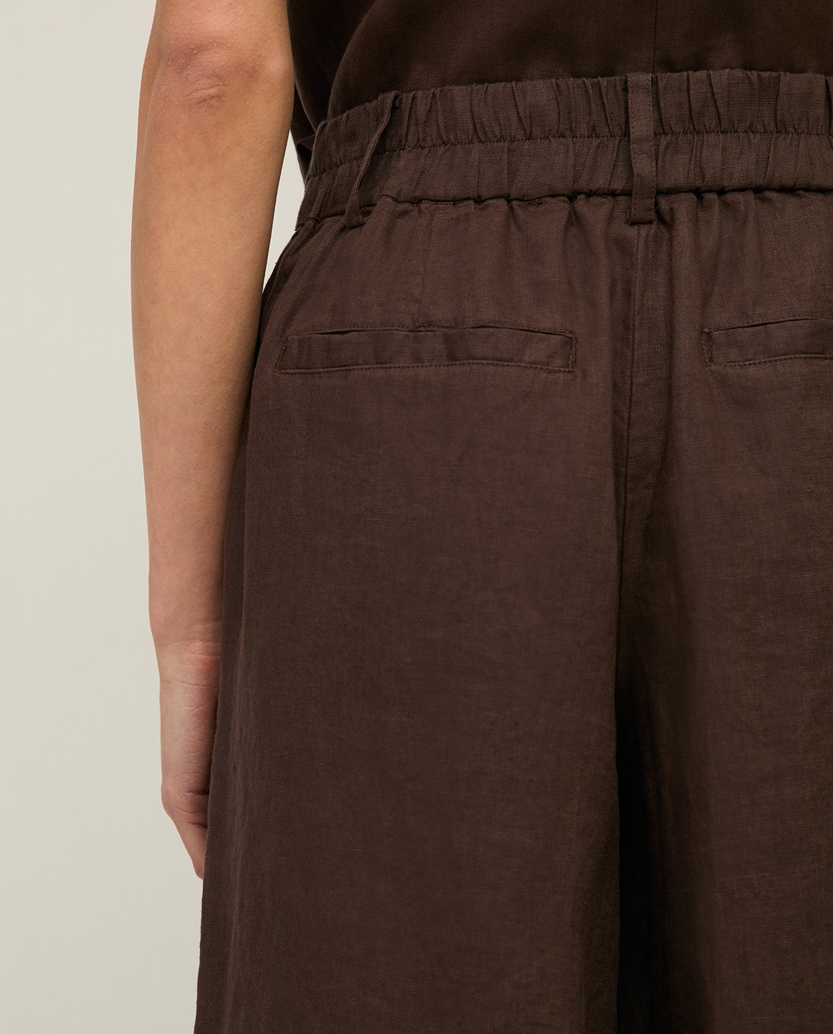 100% linen Bermuda shorts|Yerse 4