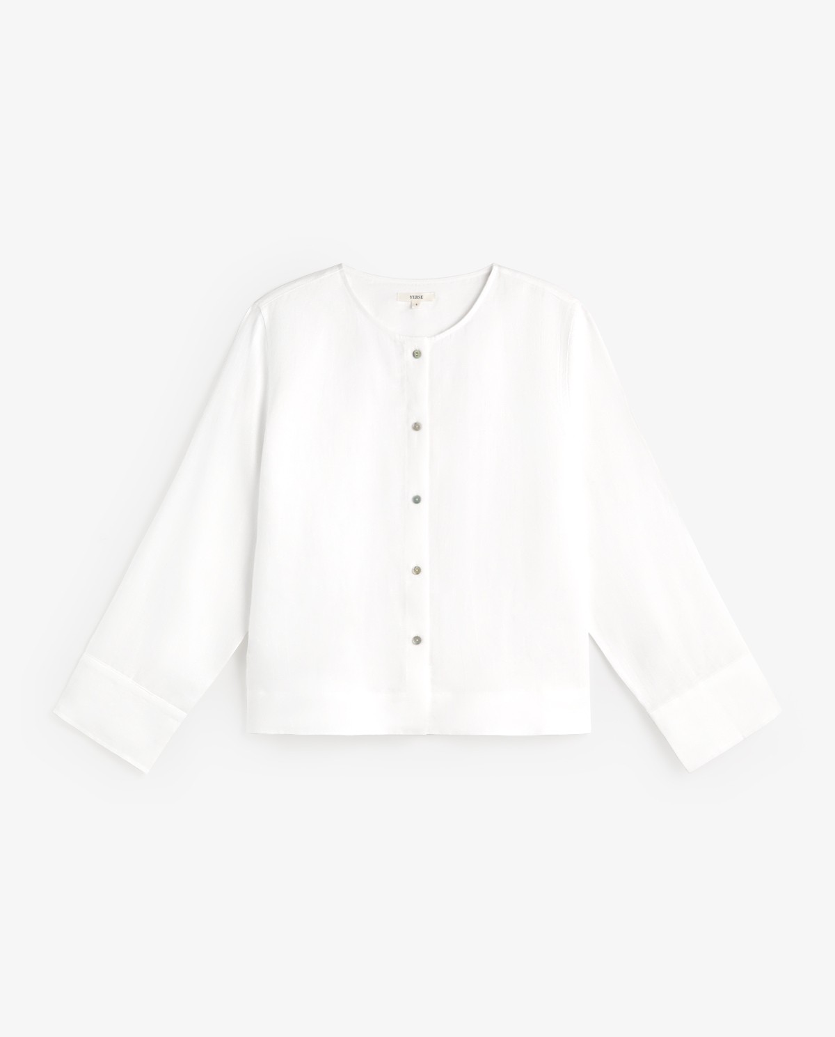 Long-sleeve hemp blouse|Yerse 9