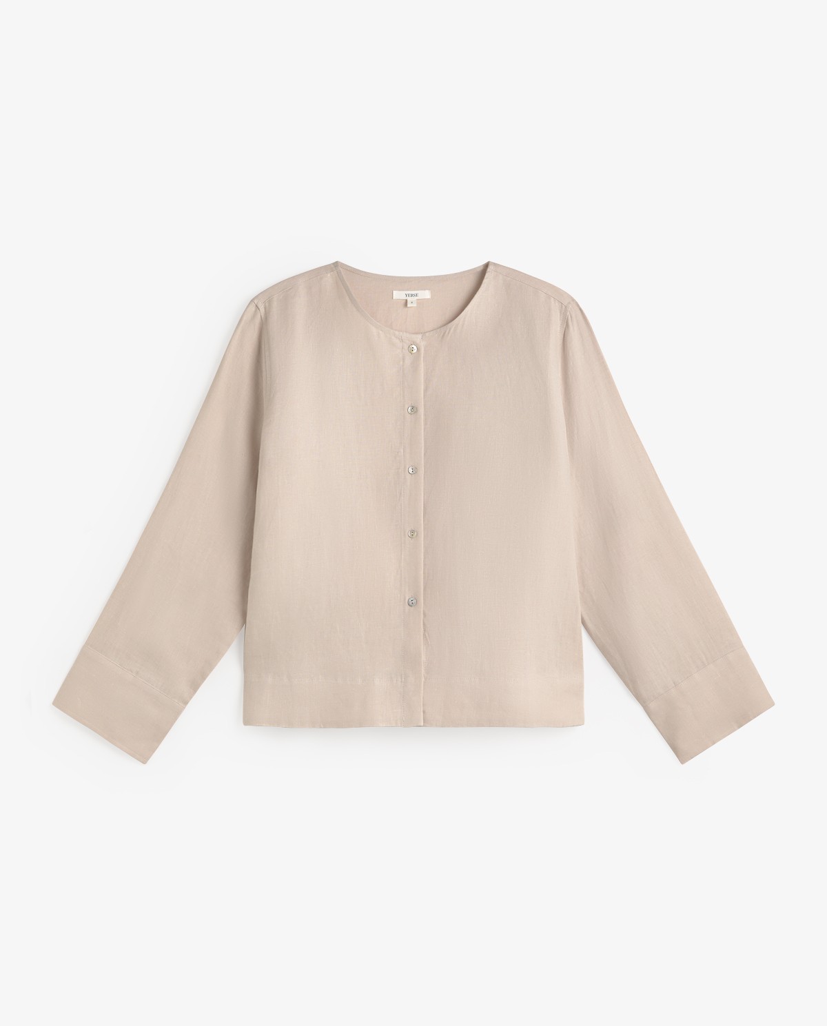 Long-sleeve hemp blouse|Yerse 7