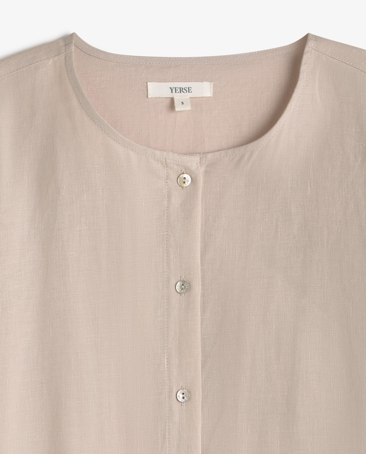 Long-sleeve hemp blouse|Yerse 8