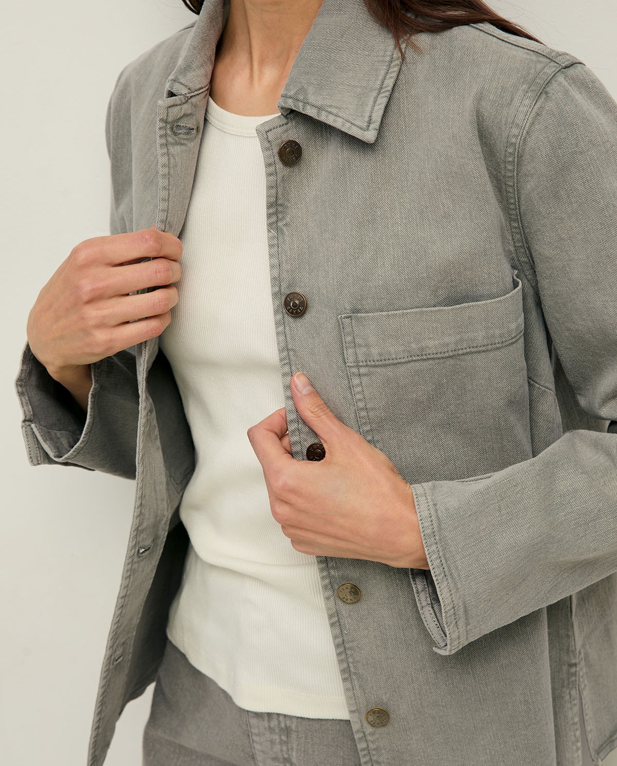 Organic-cotton denim jacket |Yerse 1