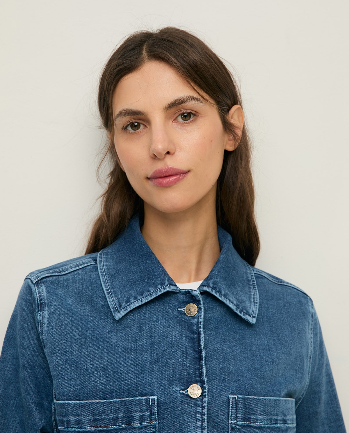 Caçadora denim cotó orgànic |Yerse 5