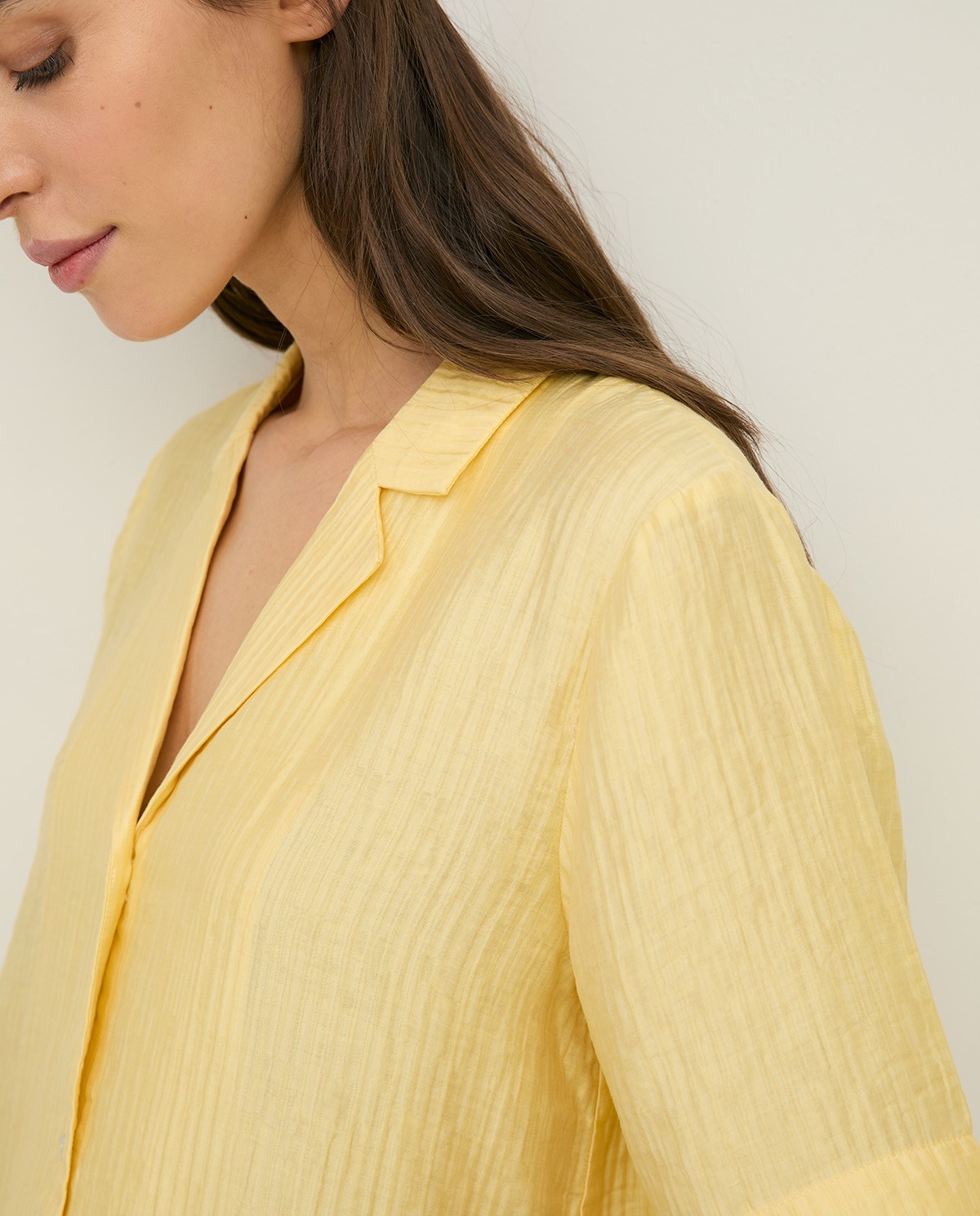 Short-sleeve shirt with lapels|Yerse 2