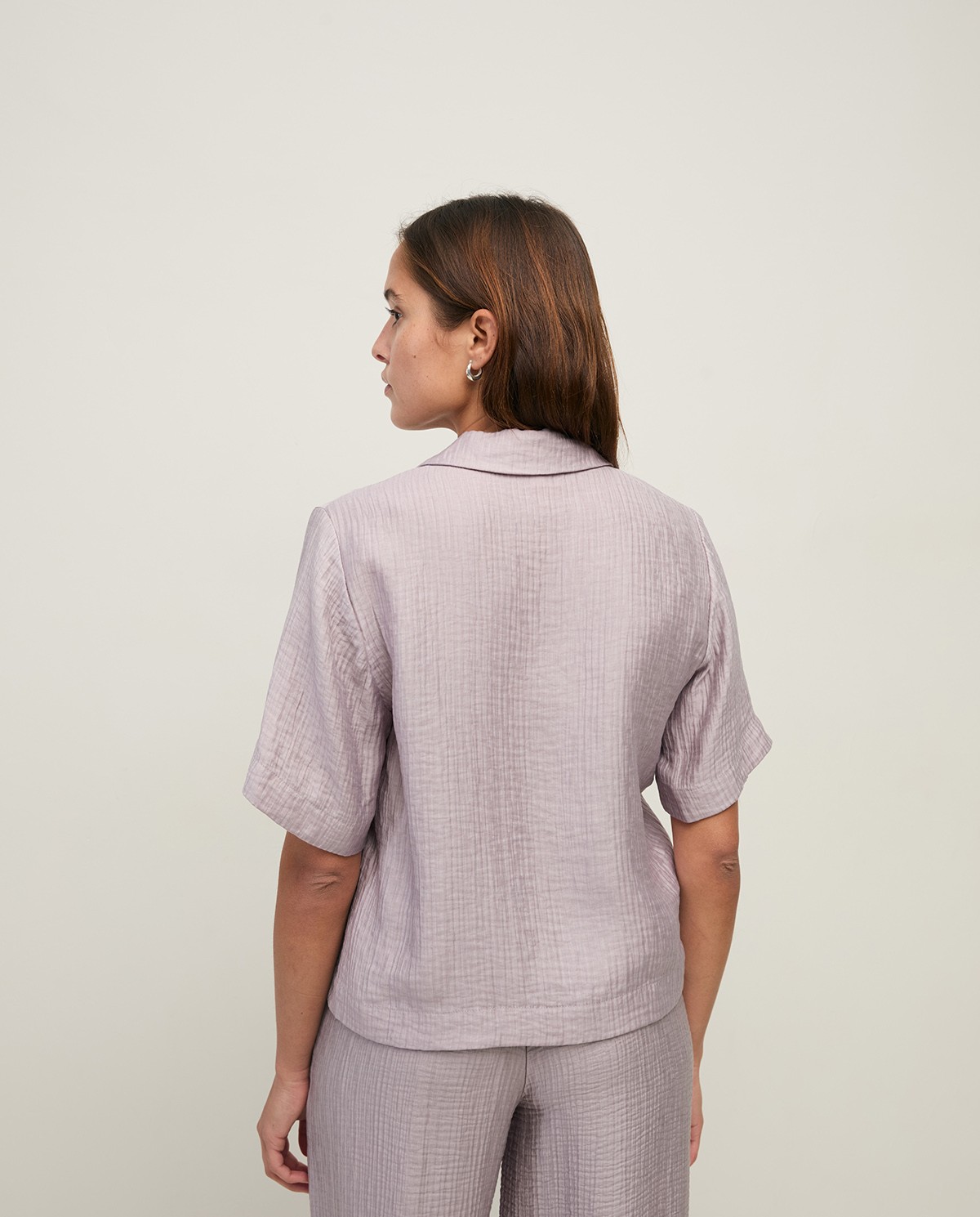 Short-sleeve shirt with lapels|Yerse 2