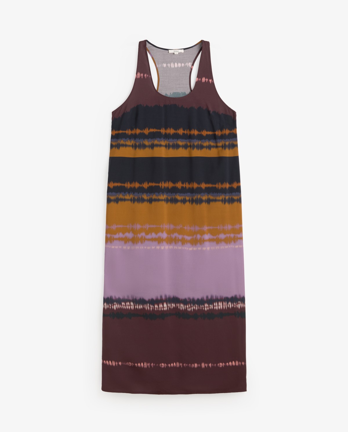 Vestido midi efecto tie-dye