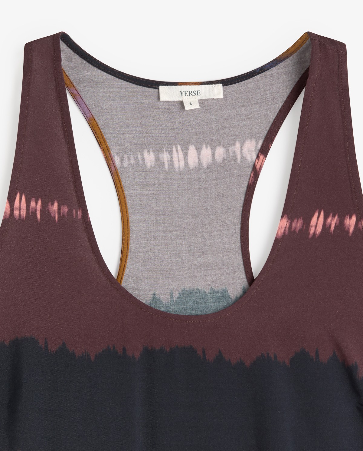 Vestido midi efecto tie-dye