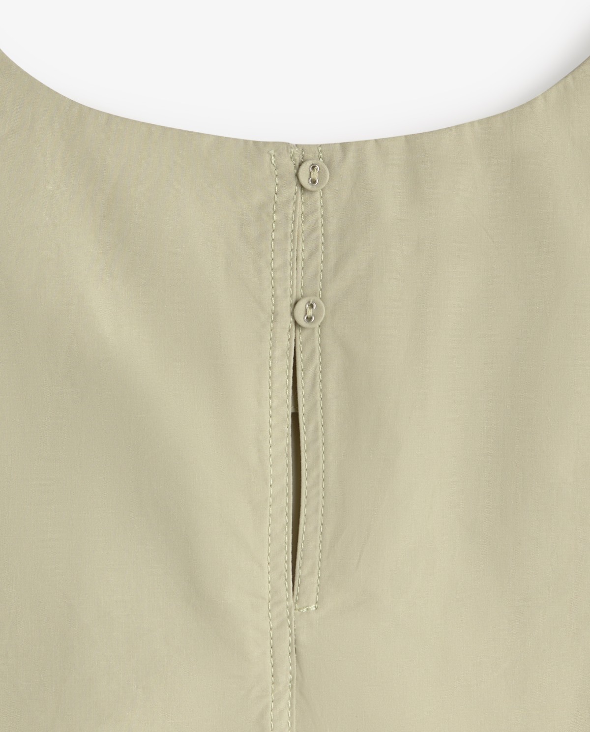 Blusa popelín cuello redondo