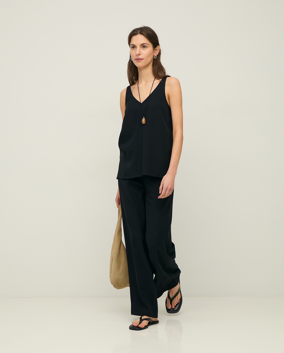 Flowy wide-leg trousers|Yerse