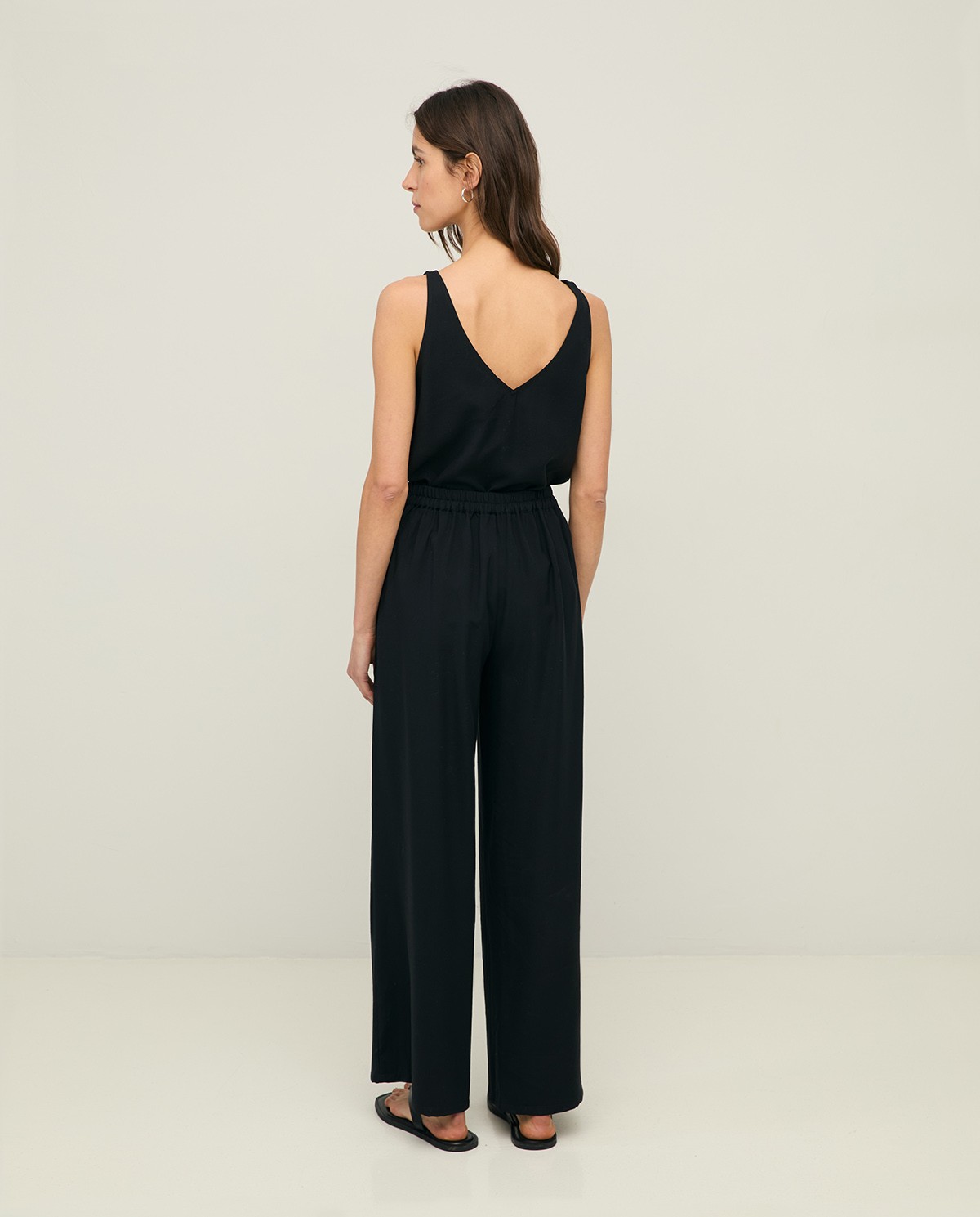 Flowy wide-leg trousers|Yerse 4