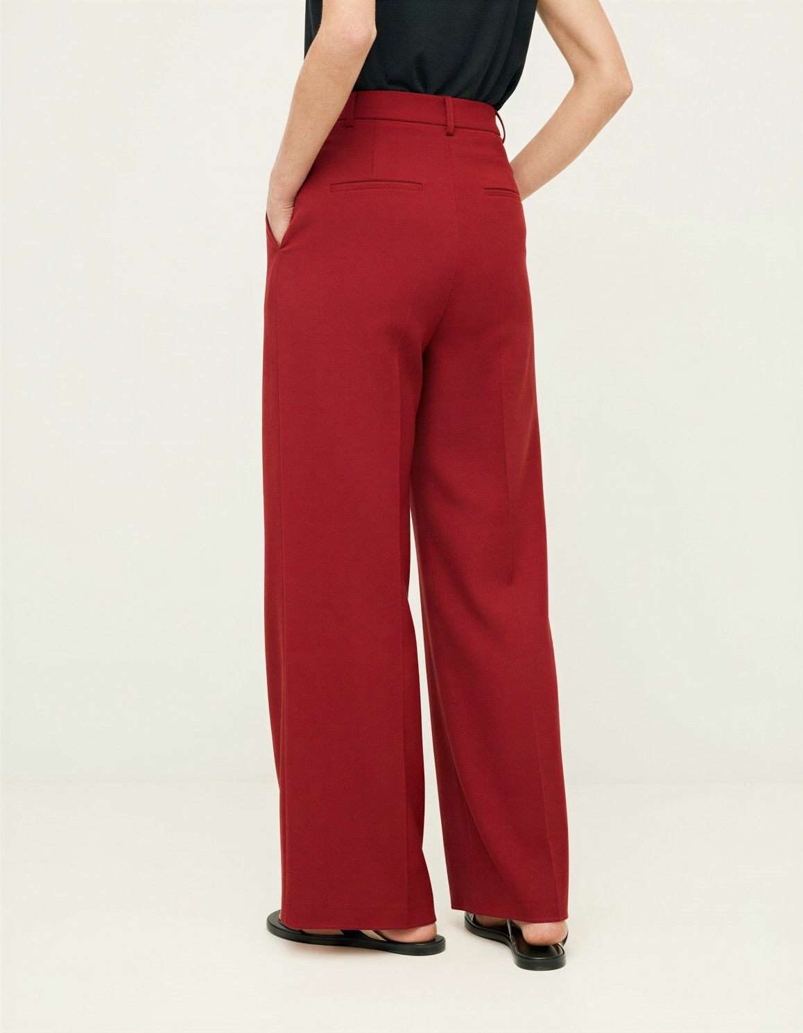 Pantalón wide leg fluido