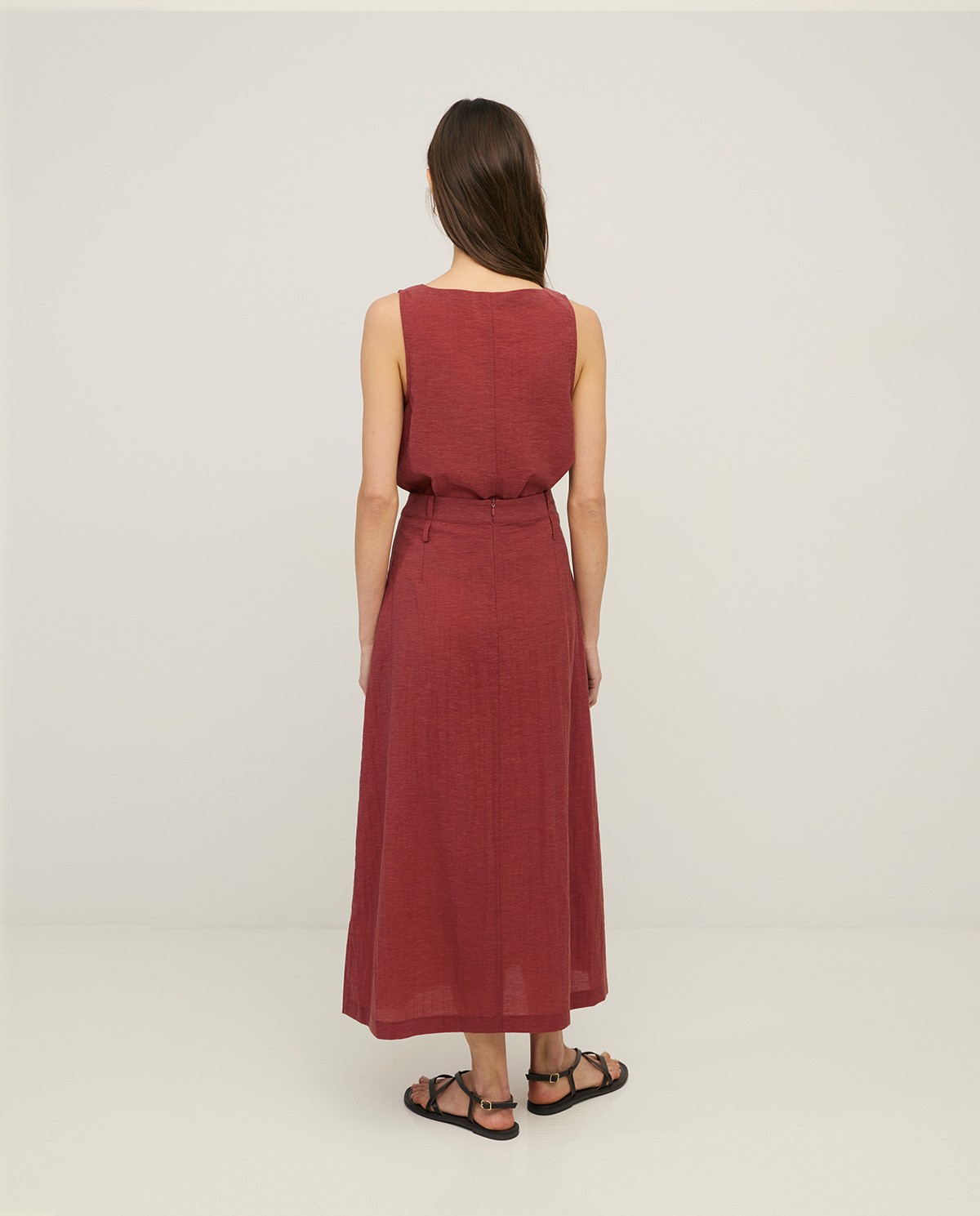 Long two-layer skirt removable|Yerse 7