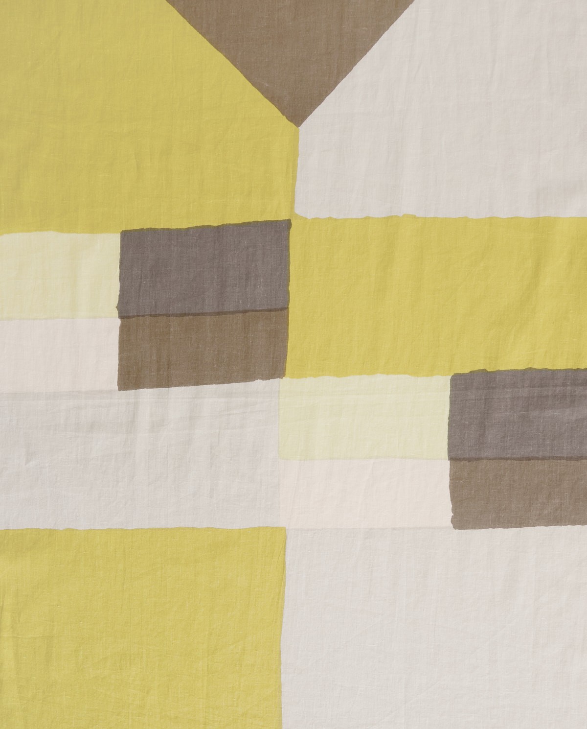 Fular estampado algodón en color verde, vista frontal con detalle del tejido 5