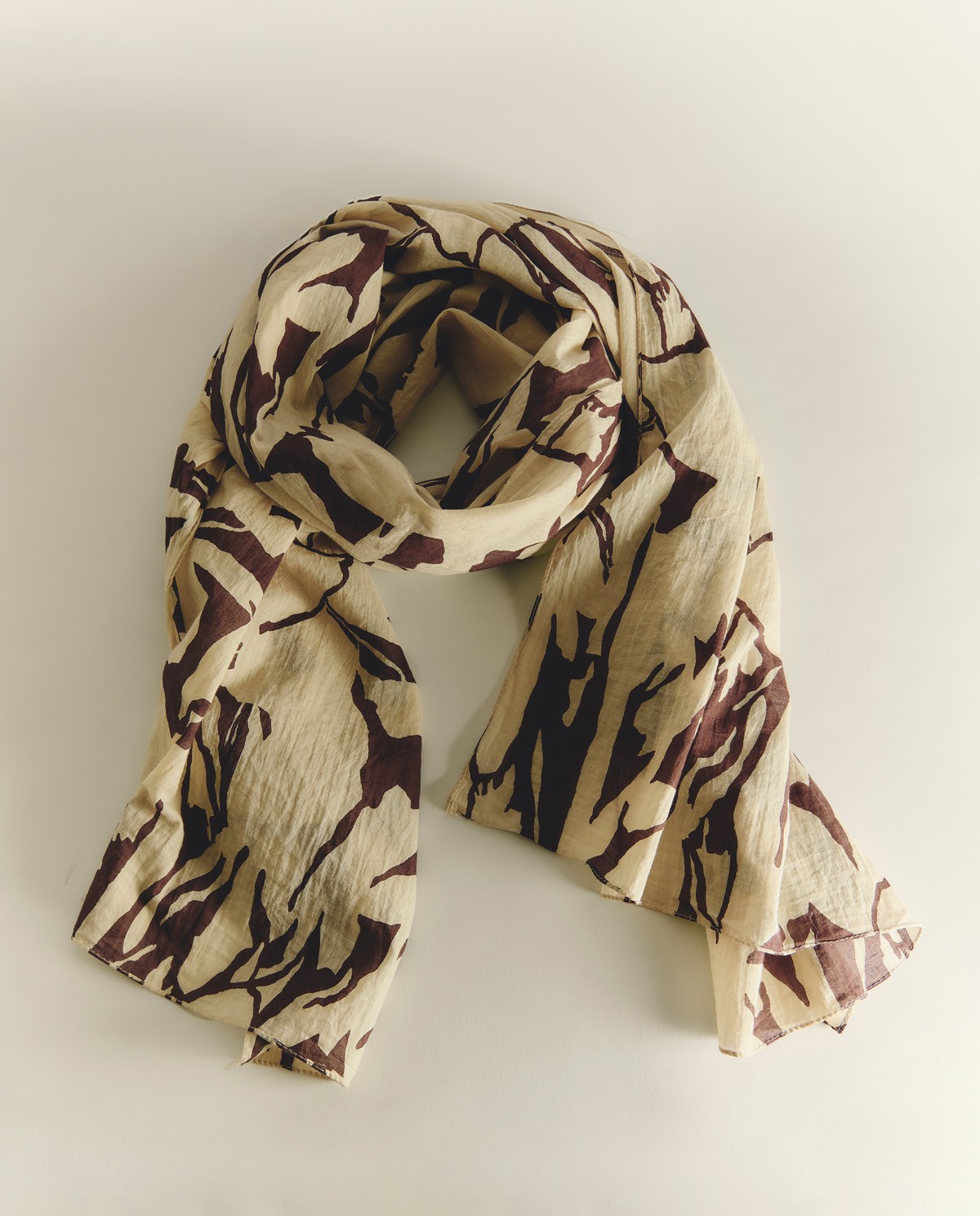 Foulard en coton à imprimé floral| Yerse