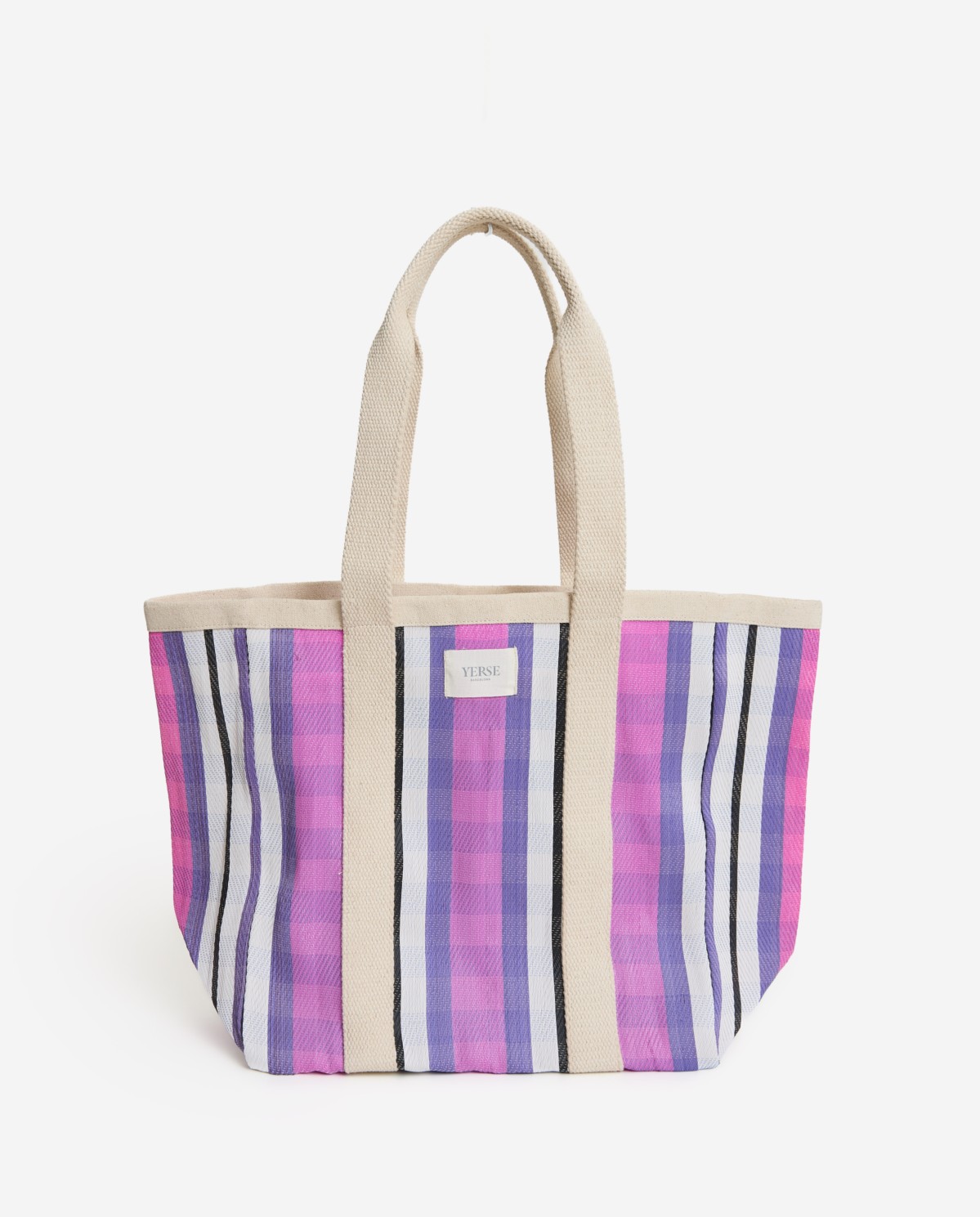 Bossa shopper ratlles teixit lleuger|Yerse 1