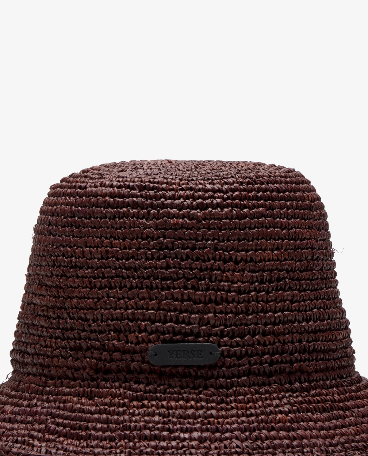 Sombrero bucket de rafia