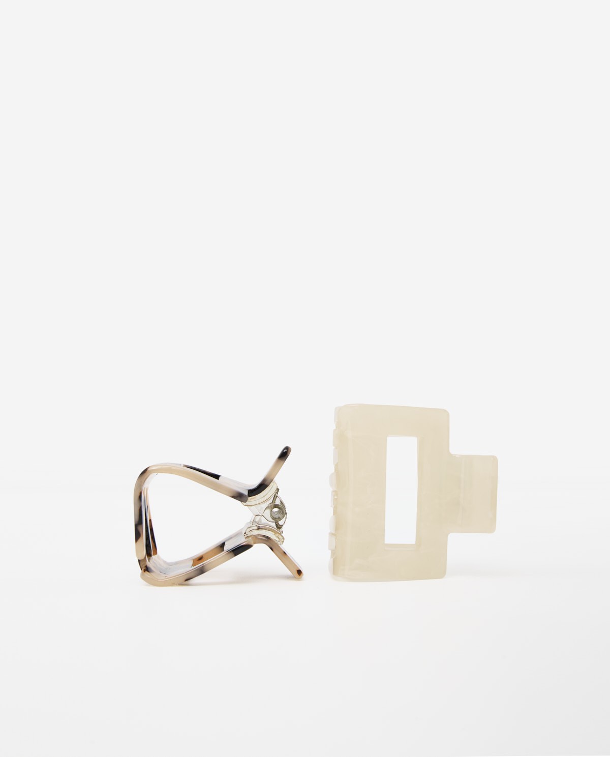 Set pinzas de pelo efecto carey y nacarado