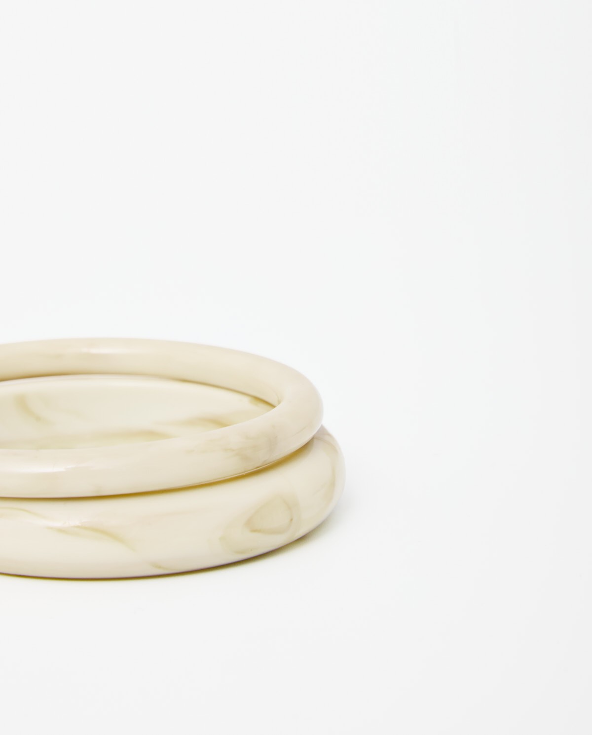 Set pulseras resina efecto marmoleado