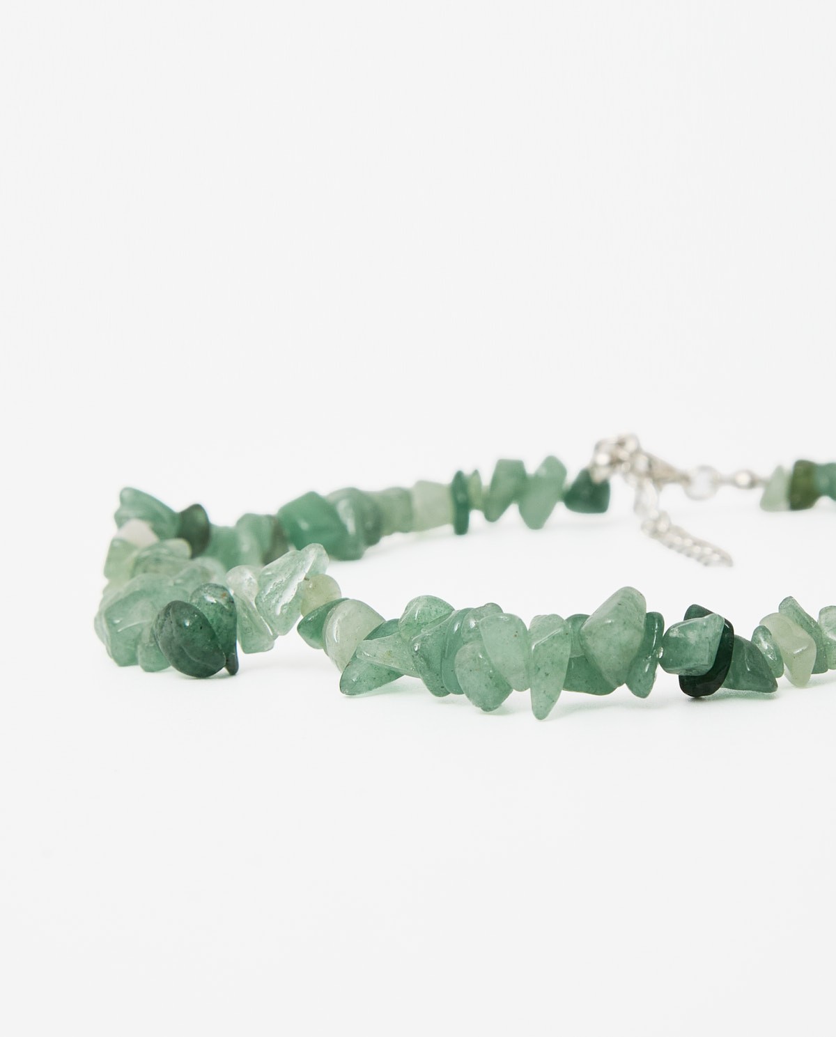 Collar de piedra natural verde