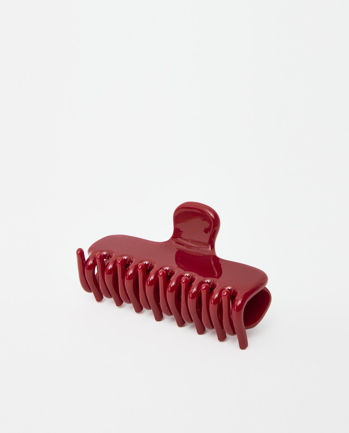 Pinza pelo rojo efecto brillo