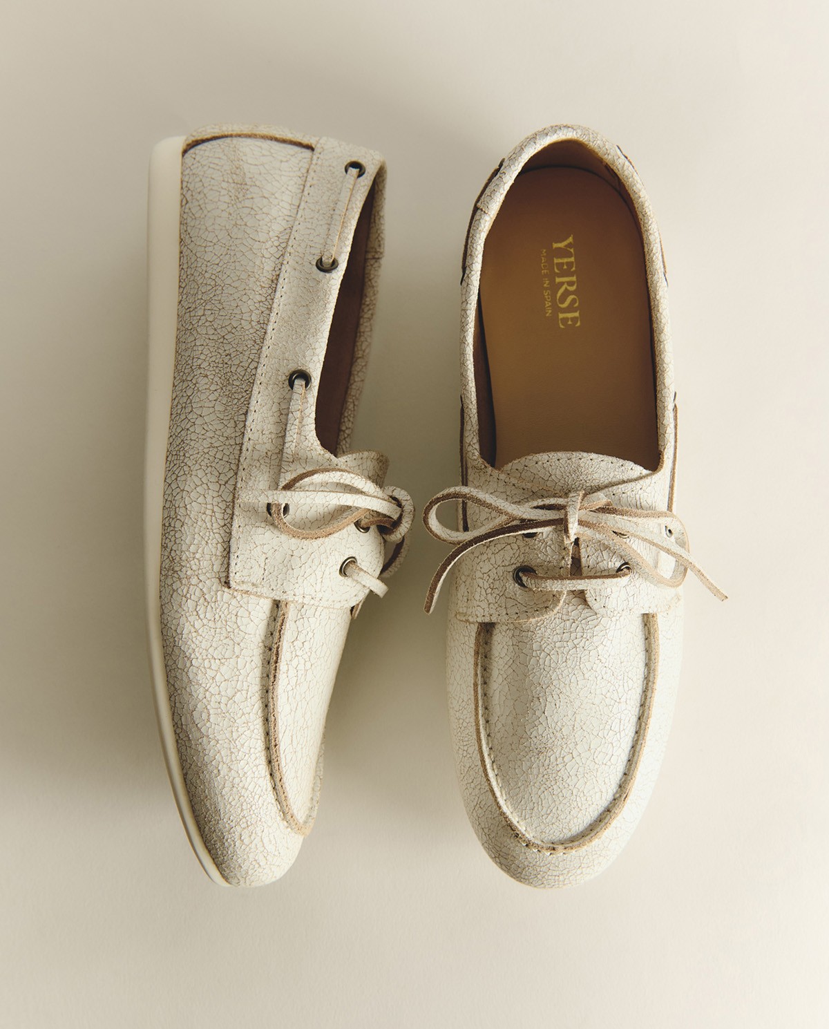 Mocassins en cuir avec lacets| Yerse 1