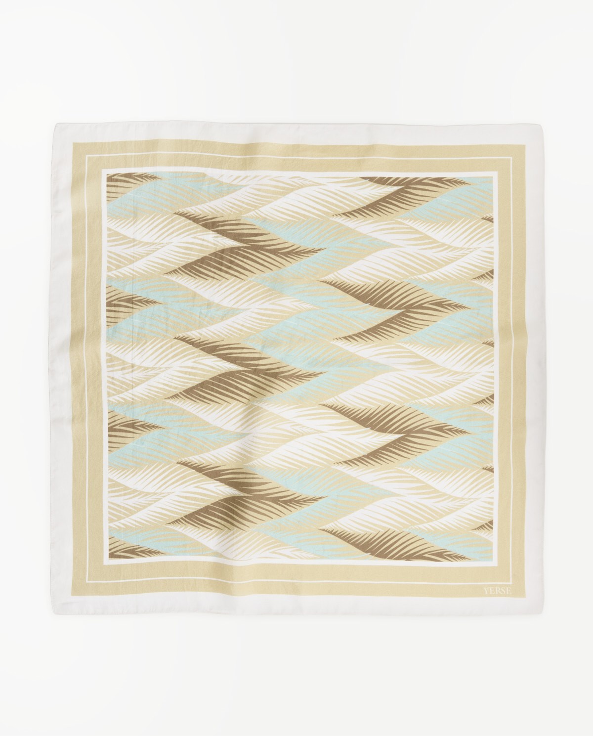 Pañuelo estampado de seda