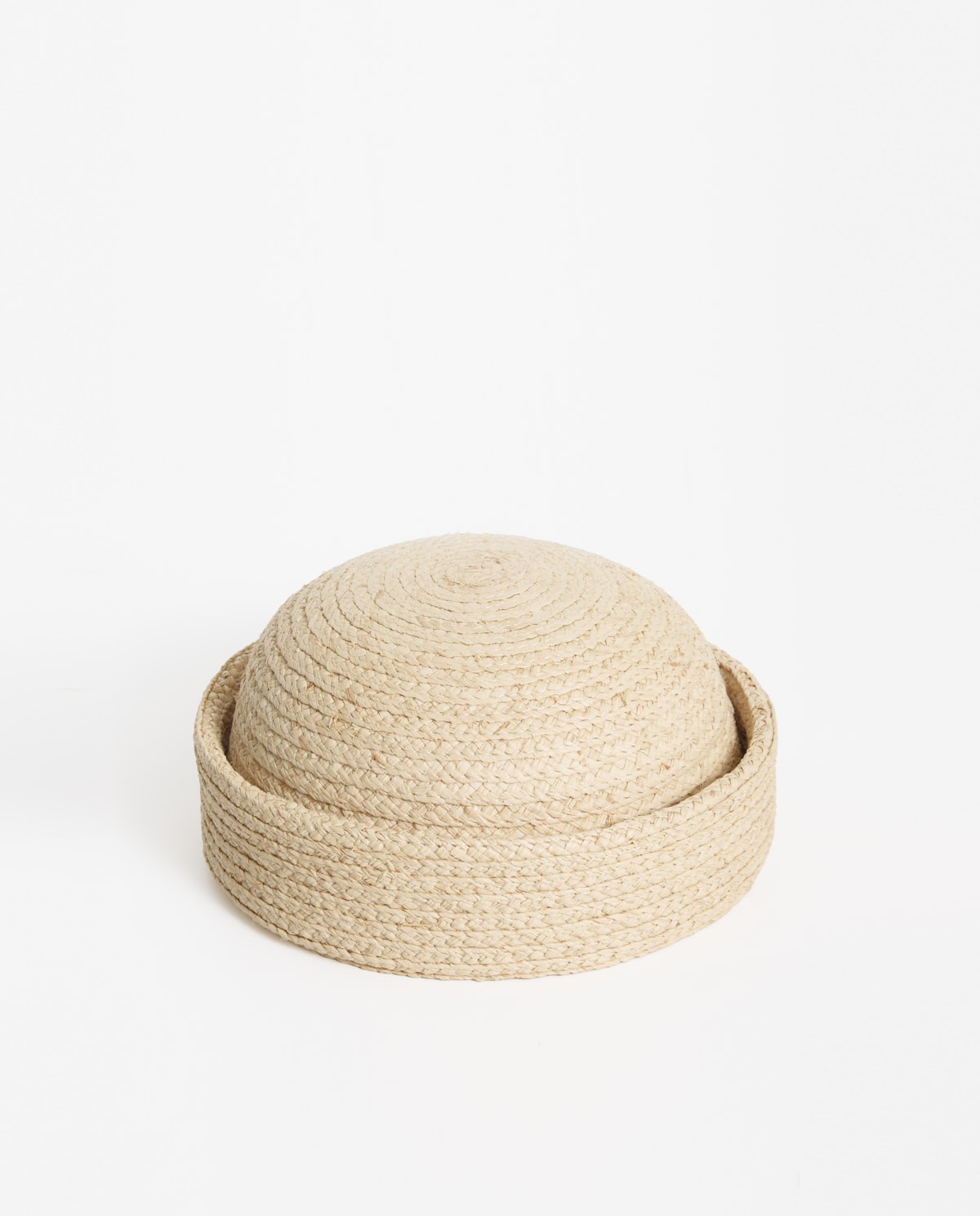 Rolled-brim raffia hat|Yerse 1