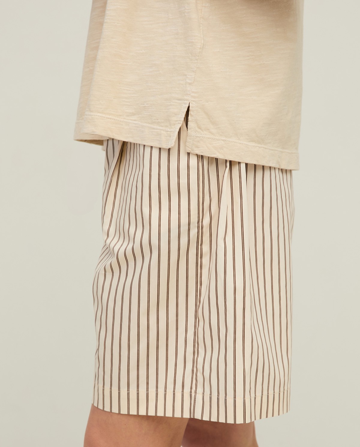 Slub-cotton top with wide straps|Yerse 3