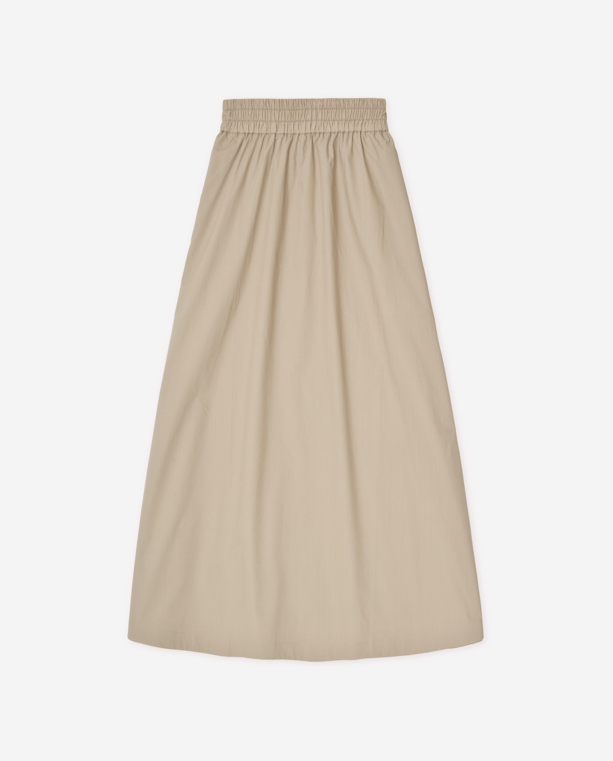 Falda 100% algodón en popelín – diseño fluido, bolsillos laterales, sin cierre 6