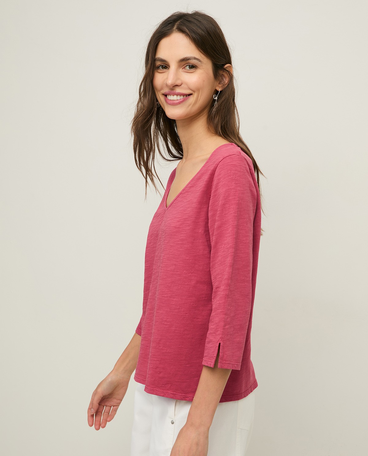 Samarreta cotó flamé màniga francesa|Yerse