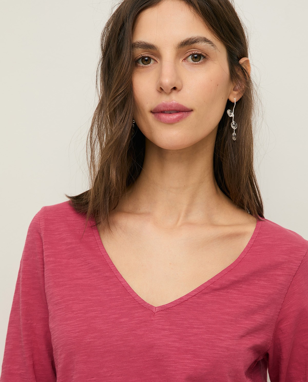 Samarreta cotó flamé màniga francesa|Yerse 4