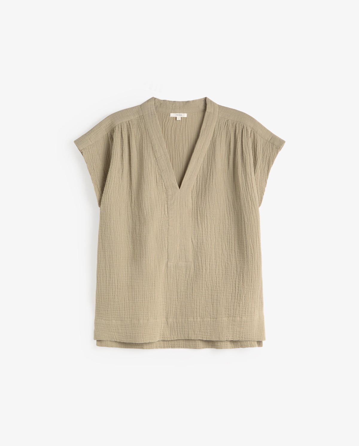 Top de mussolina escot en punta|Yerse 6