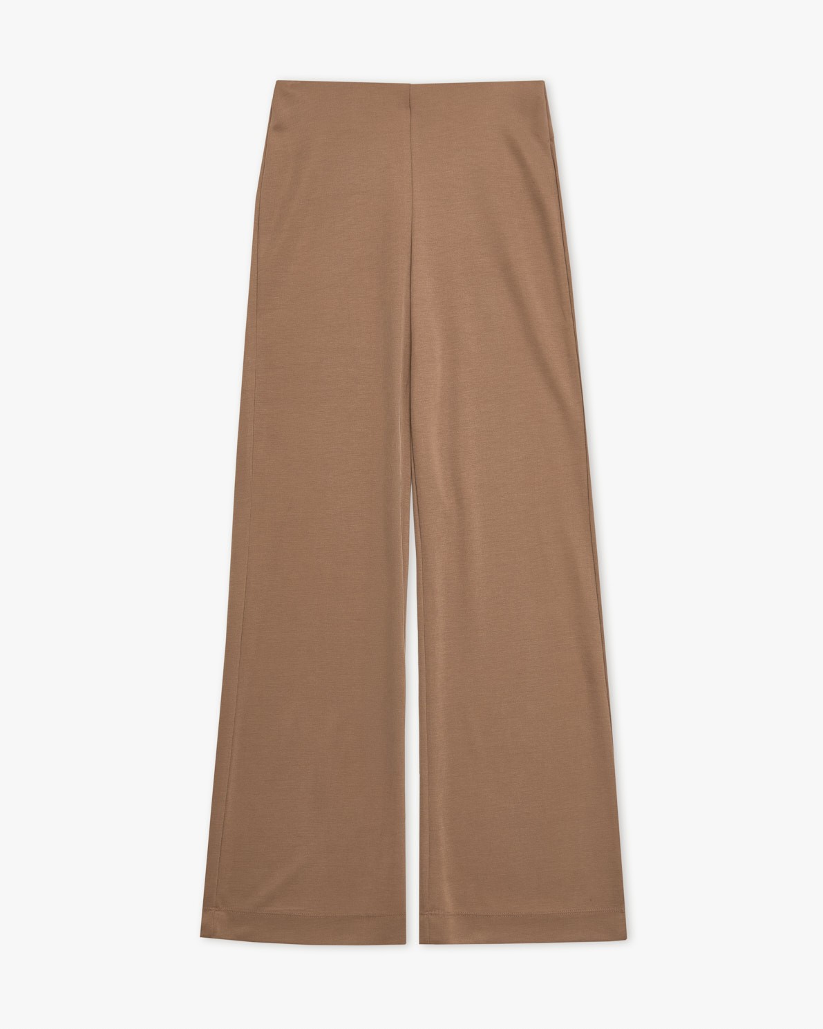 Pantalones fluidos en color camel