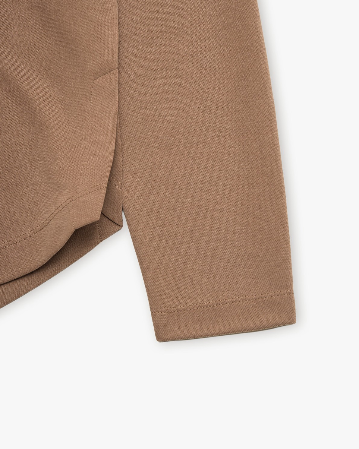 Camisa fluida en color camel 2
